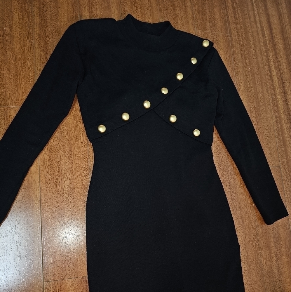 Vintage Authentic ANDREA JOVINE Dress 100% Wool Size M - Picture 14 of 17
